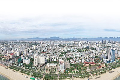 Vùng Bắc Trung Bộ và Duyên hải Trung Bộ có vai trò đặc biệt quan trọng về kinh tế. Trong ảnh: TP. Đà Nẵng, một địa phương có mức tăng trưởng cao trong Vùng