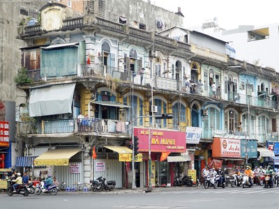 Chung cư 440 Trần Hưng Đạo, quận 5. Ảnh: Vũ Quyền 