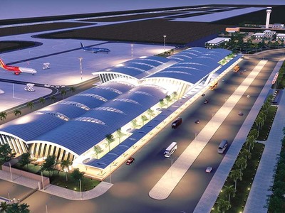 Phối cảnh Cảng hàng không Phan Thiết (tỉnh Bình Thuận)