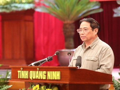 Thủ tướng Chính phủ Phạm Minh Chính làm việc với tỉnh Quảng Ninh 