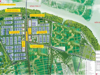 Phối cảnh Dự án Khu công nghiệp Hải Long tại Khu kinh tế Thái Bình, do Công ty Bảo Minh làm chủ đầu tư