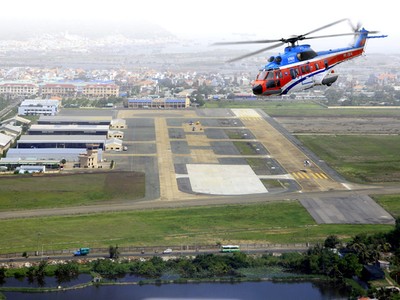 Phối cảnh sân bay Gò Găng.