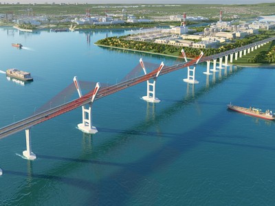 Cầu Bến Rừng được đầu tư theo hình thức hợp tác giữa Hải Phòng và Quảng Ninh.