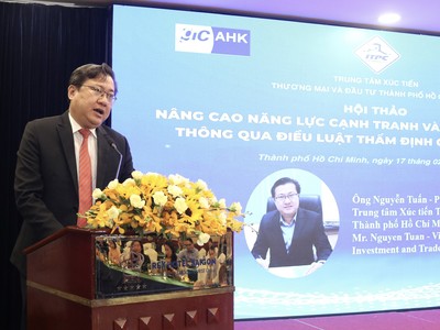 Ông Nguyễn Tuấn, Phó Giám đốc ITPC phát biểu tại hội thảo.