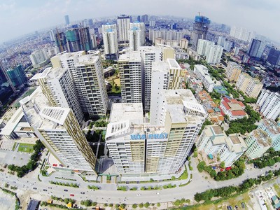 Các dự án chung cư đang tăng lên. Ảnh: Dũng Minh 