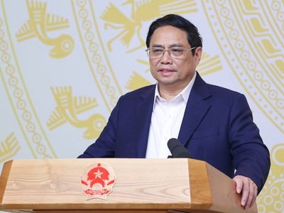 Thủ tướng Phạm Minh Chính khẳng định, đầu tư công, giải ngân đầu tư công vừa là nguồn lực, vừa là động lực phát triển. (Ảnh: VGP)