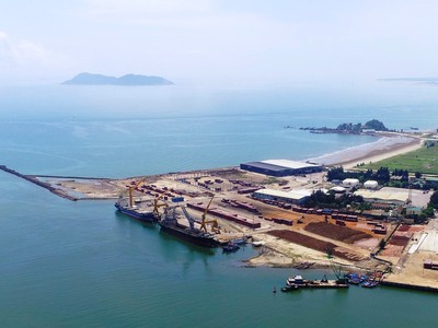 Một góc khu vực cảng Cửa Lò, tỉnh Nghệ An. Ảnh minh hoạ