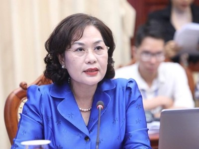 Thống đốc Ngân hàng Nhà nước Nguyễn Thị Hồng.