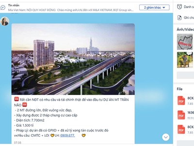 Hoạt động rao bán dự án diễn ra sôi nổi trong các diễn đàn M&A. Ảnh: Thành Nguyễn 