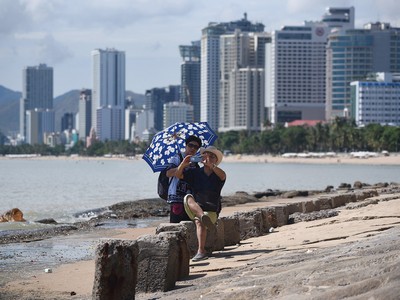 Thành phố biển Nha Trang là địa điểm ưa thích của du khách Trung Quốc. Ảnh: Dũng Minh 