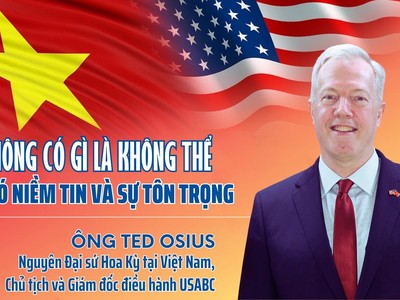 Ông Ted Osius: Không có gì là không thể nếu có niềm tin và sự tôn trọng