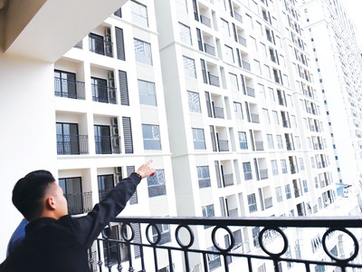 Trong tháng 2, giá nhà tiếp tục tăng, bất chấp thanh khoản kém. Ảnh: Dũng Minh 