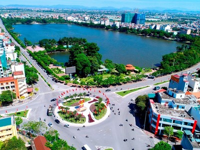 Xây dựng TP. Hải Dương hướng tới một đô thị xanh, thông minh. Ảnh: Thành Chung