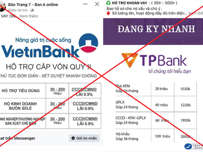Các đối tượng mạo mạo danh ngân hàng để dẫn dụ bị hại sập bẫy lừa đảo.
