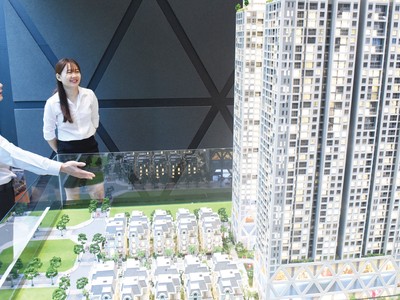 Thị trường địa ốc đang đón nhận nhiều thông tin tích cực. Ảnh: Dũng Minh 