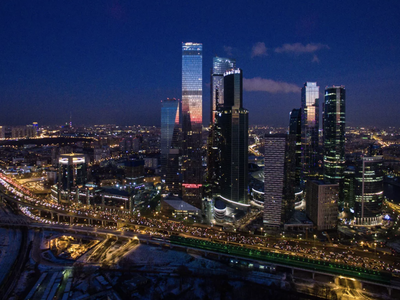 Quang cảnh trung tâm thương mại quốc tế Thành phố Moskva. Ảnh: Sputnik