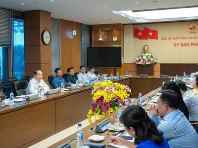 Phiên họp thẩm tra của Thường trực Uỷ ban Pháp luật.