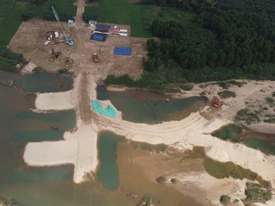 Sở Tài nguyên và Môi trường Quảng Ngãi dự kiến sẽ trình UBND tỉnh cấp phép khai thác cho 6 mỏ cát trên địa bàn tỉnh. Ảnh minh họa 