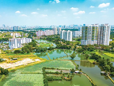 Thị trường bất động sản phía Nam đón nguồn cung mới. Ảnh: Lê Toàn 