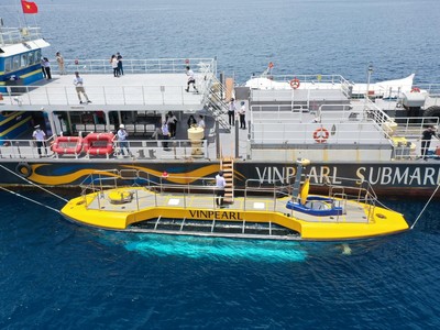 Một tàu lặn biển của Vinpearl.