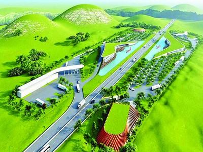 Mô hình Dự án cao tốc Quảng Ngãi - Kon Tum