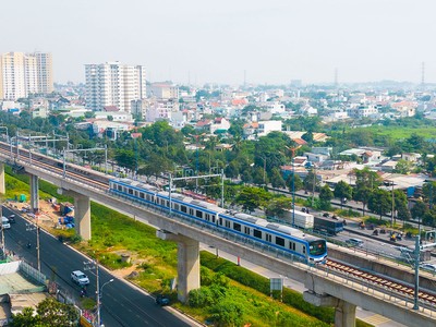 Với cơ chế mới, TP.HCM có điều kiện phát triển đô thị dọc theo các tuyến metro, đường vành đai, quốc lộ… Ảnh: Lê Toàn 
