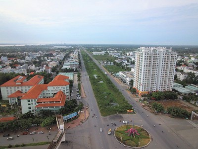 Khu đô thị Nam Cần Thơ (quận Cái Răng). Ảnh: Anh Khoa