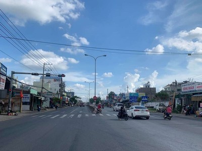 Một đoạn Quốc lộ 1K qua Bình Dương.