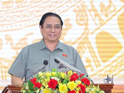 Thủ tướng Phạm Minh Chính phát biểu chỉ đạo tại Hội nghị. Ảnh_ Nhật Bắc