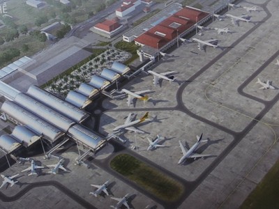 Phối cảnh Nhà ga T2 Cảng hàng không Đồng Hới.