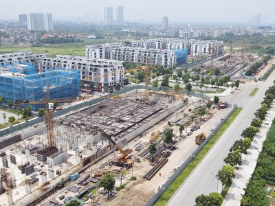 Tại thị trường Hà Nội, khu vực phía Đông dẫn đầu cả về nguồn cung lẫn thanh khoản thời gian qua. Ảnh: Dũng Minh 