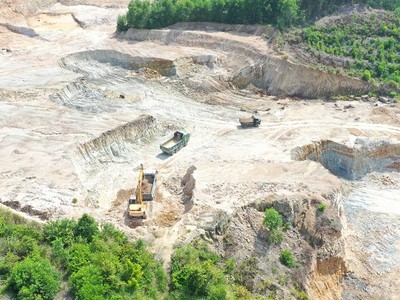 Mỏ đất Dông Cây Dừa của Công ty Lý Tuấn để xảy ra nhiều sai phạm.