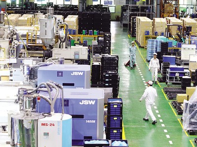 Nhà máy của Công ty cổ phần Nhựa Hà Nội tại Long Biên, Hà Nội. Ảnh: Đức Thanh