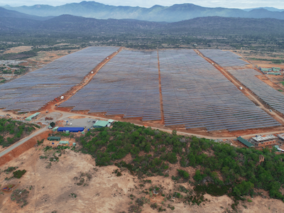 Dự án điện mặt trời SP Infra1 tại NInh Thuận. Ảnh St