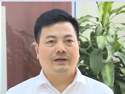 Ông Đinh Xuân Hướng, Bí thư Huyện ủy Như Thanh.