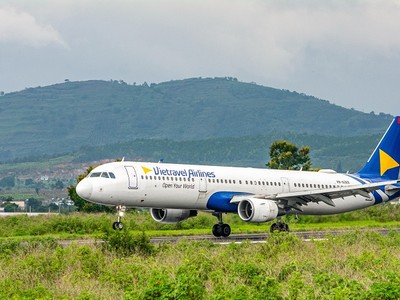 Một tàu bay của Vietravel Airlines.