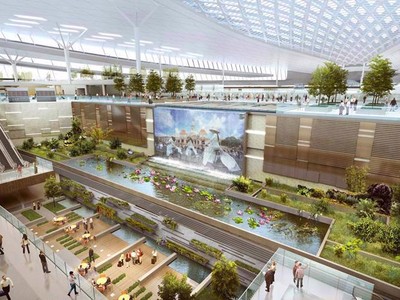 Phối cảnh Nhà ga hành khách sân bay Long Thành.