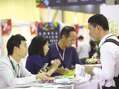 Nhiều chương trình, sự kiện được tổ chức nhằm kéo nhà mua hàng quốc tế tới Việt Nam. Ảnh: Dũng Minh