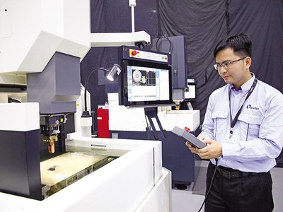 Nhà máy sản xuất công nghệ cao của Makino Việt Nam tại Khu công nghệ cao TP.HCM. Ảnh: Lê Toàn 