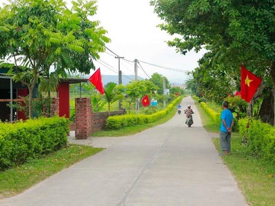 Xây dựng các xóm nông thôn mới tại tỉnh Thái Nguyên. 