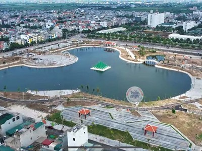 Công viên Kỳ Bá đã hoàn thành 90% các công trình, hạng mục