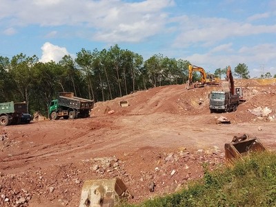 Dự án cao tốc Cam Lộ - La Sơn qua Thừa Thiên Huế (Ảnh: Báo Tài nguyên -Môi trường).