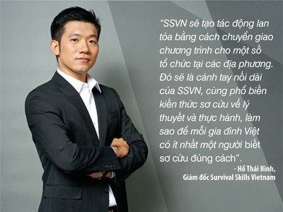 Hồ Thái Bình, Giám đốc Survival Skills Vietnam (SSVN): Lan tỏa kiến thức cứu người và cứu mình 