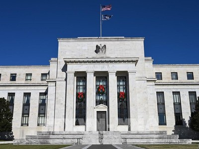 Trụ sở Ngân hàng Dự trữ liên bang Mỹ (FED) tại Washington DC. Ảnh: AFP/TTXVN