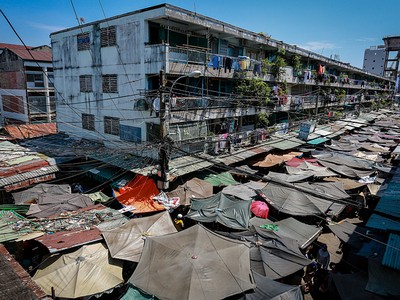 Một chung cư cũ tại TP.HCM