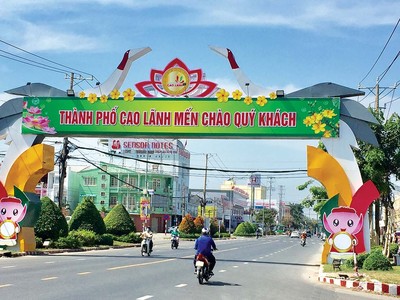 Cao Lãnh phát huy vai trò là đầu tàu tăng trưởng của tỉnh Đồng Tháp