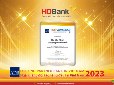 Ngân hàng Phát triển Châu Á vinh danh HDBank là Ngân hàng đối tác hàng đầu tại Việt Nam 2023