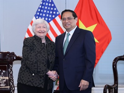 Bộ trưởng Tài chính Hoa Kỳ khẳng định, Việt Nam là đối tác chủ chốt trong triển khai chính sách khu vực của Hoa Kỳ. (Ảnh: Nhật Bắc)