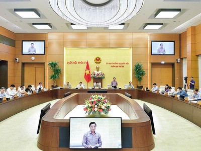 Phiên thảo luận về Dự án Luật Thủ đô (sửa đổi) của Ủy ban Thường vụ Quốc hội