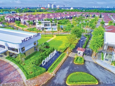 Thị trường bất động sản Việt Nam đang được các nhà đầu tư Nhật Bản quan tâm. Trong ảnh: Dự án Mizuki Park do Tập đoàn Nam Long hợp tác với đối tác Nhật Bản để phát triển.